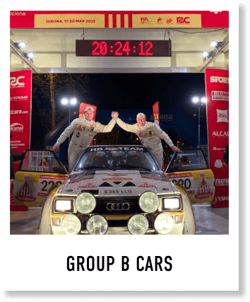 Group B cars at the Firle Beacon Car Festival